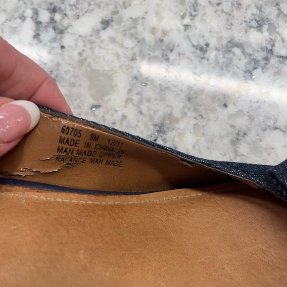 Clarks Denim Bow Shoes - Picture 3 of 3